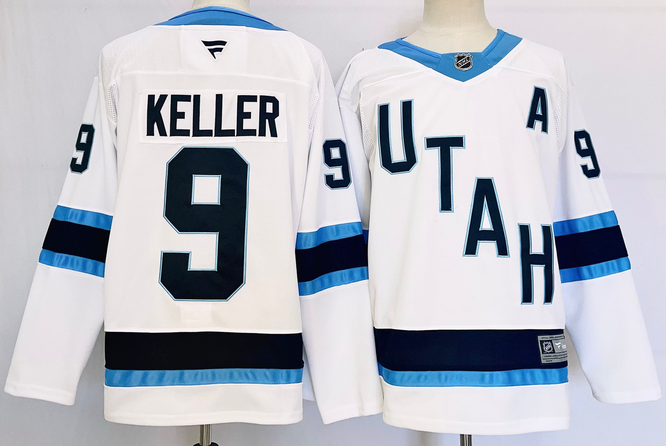 Men Utah Hockey Club 9 Keller White 2025 Home Premier Player NHL Jersey